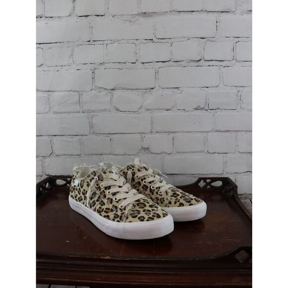 Leopard Print Slip On Canvas Sneakers! - Picture 7 of 9